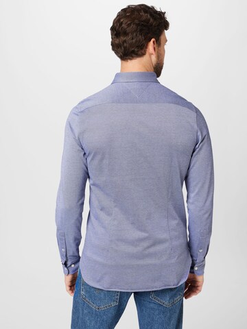 TOMMY HILFIGER Slim fit Button Up Shirt in Blue