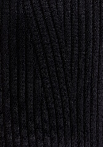 HECHTER PARIS Strickkleid in Schwarz