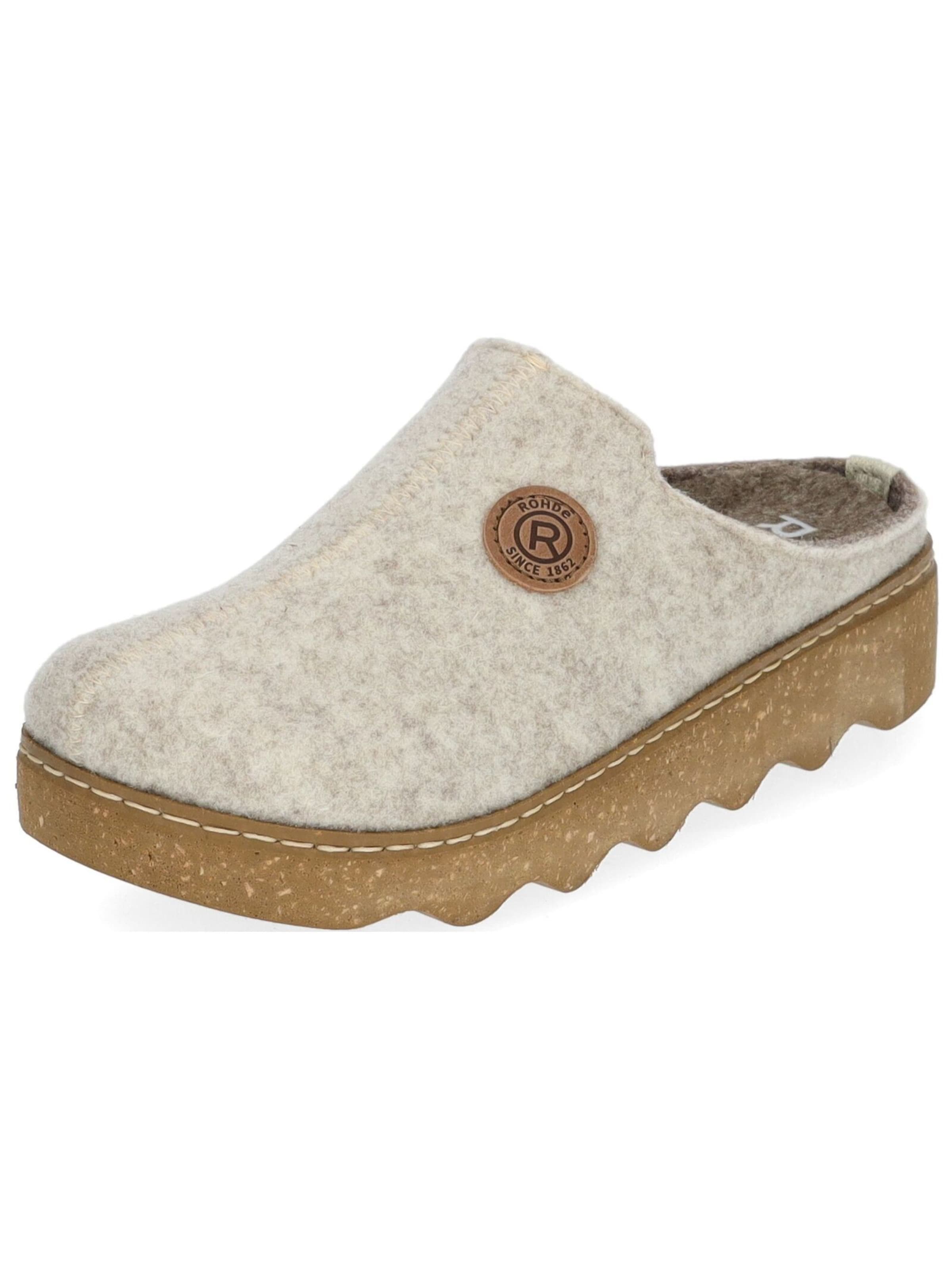 ROHDE Slipper in Beige: front