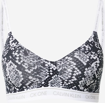 Calvin Klein Underwear Rinnahoidja, värv must: eest vaates