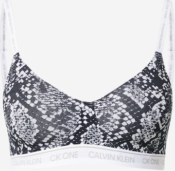 Calvin Klein Underwear Bra in Black: front