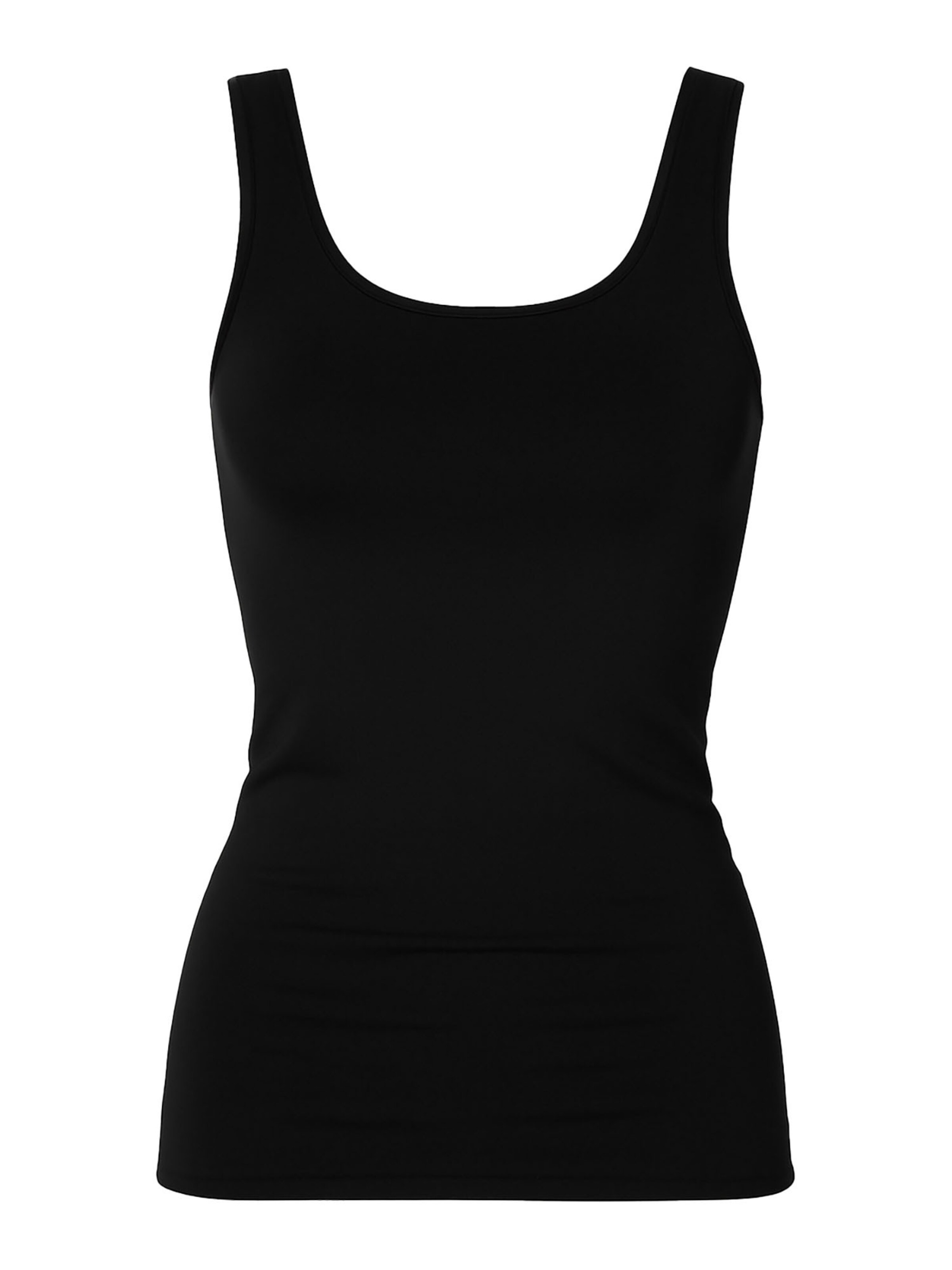 Nina von C. Undershirt 'Secret' in Black: front