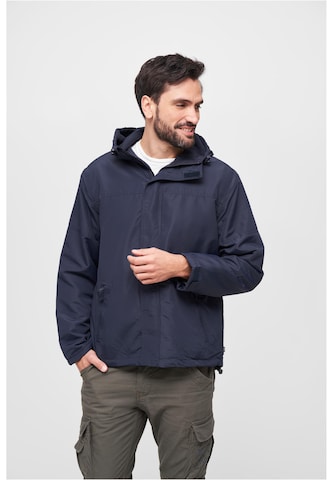 Brandit Between-Season Jacket in Blue: front