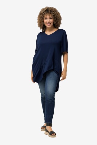 T-shirt Ulla Popken en bleu