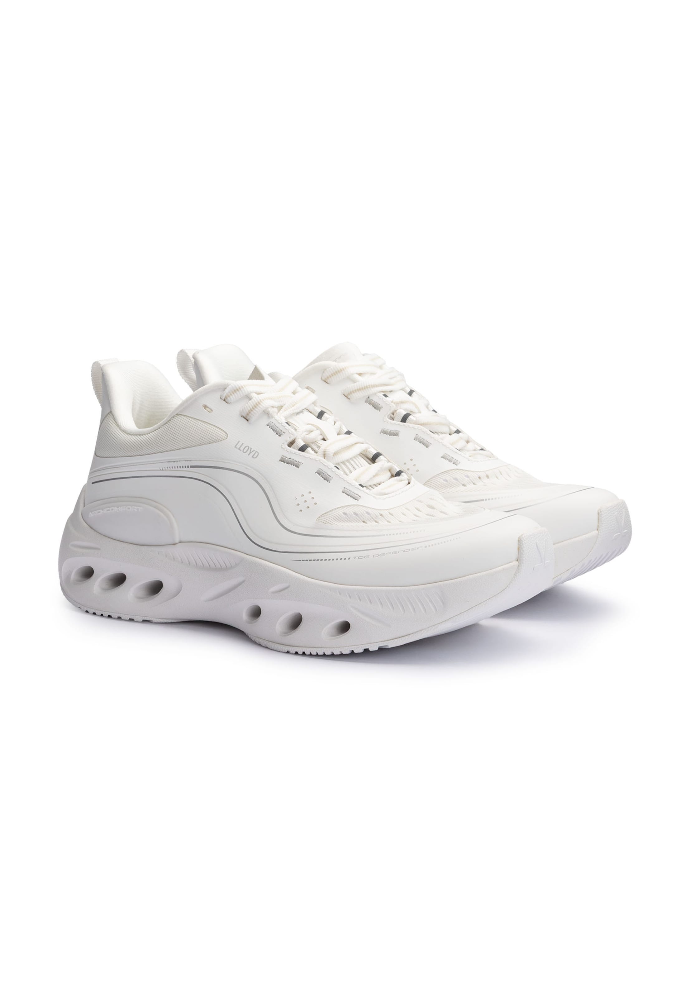 Baskets basses 'DASH X' LLOYD en blanc