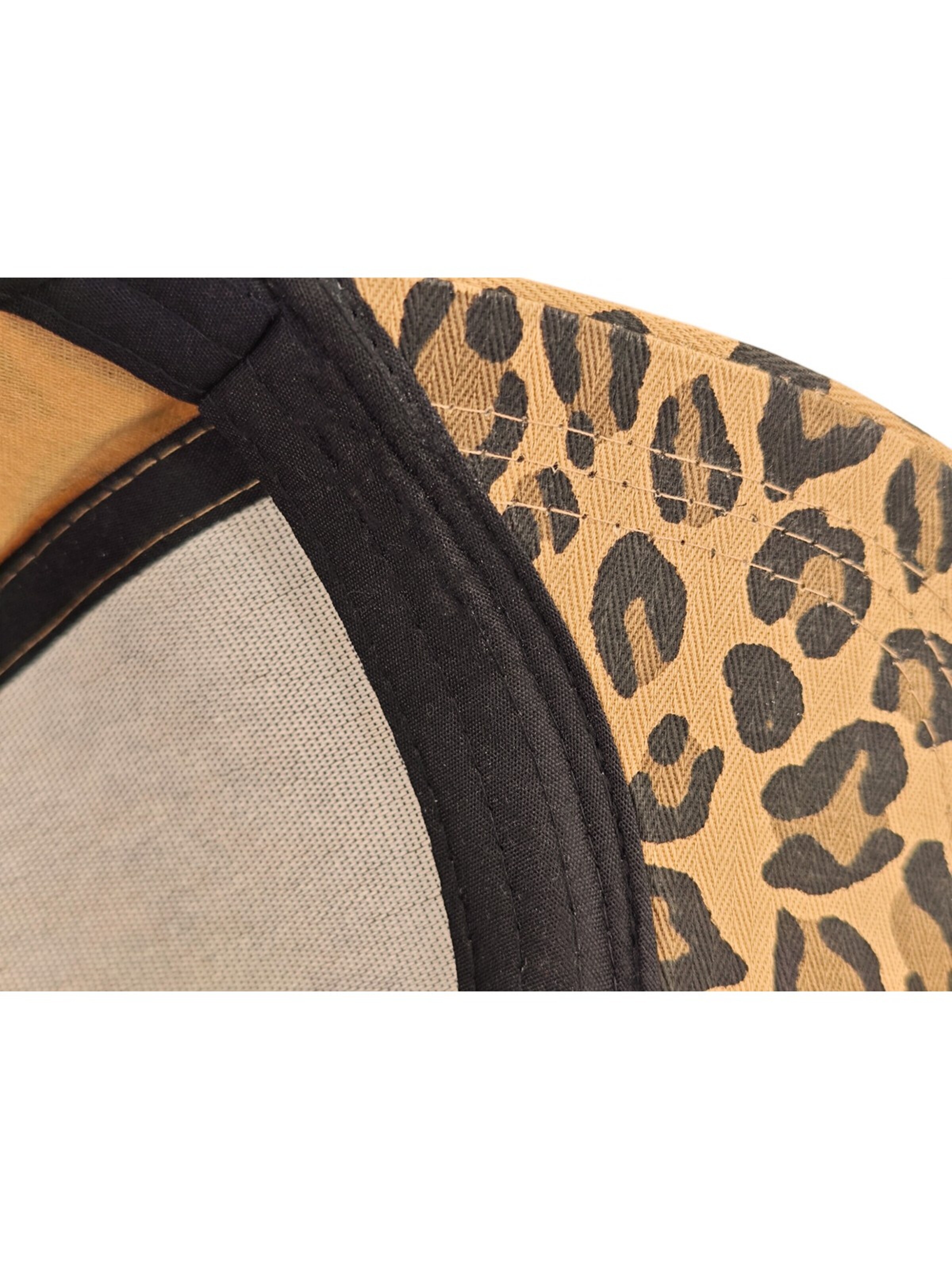 styleBREAKER Cap 'Baseball Cap mit Leo Muster'‌‌‌‌‌ in Braun