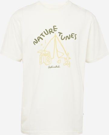 DEDICATED. Shirt 'Stockholm Nature Tunes' in White: front