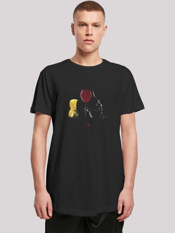 F4NT4STIC Shirt 'IT Film ES Stephen King Georgie Balloon' in Black: front