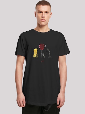 F4NT4STIC T-Shirt 'IT Film ES Stephen King Georgie Balloon' in Schwarz: predná strana