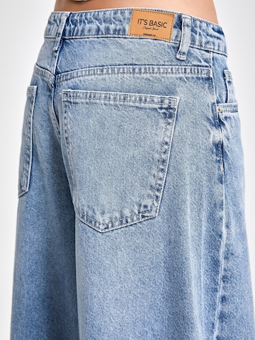 IT'S BASIC Wide leg Jeans 'Palazzo Mid Rise Jeans' in Blue