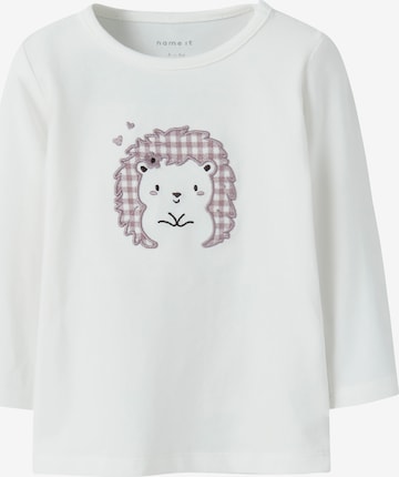 balta NAME IT Marškinėliai 'NBFOLPA': priekis