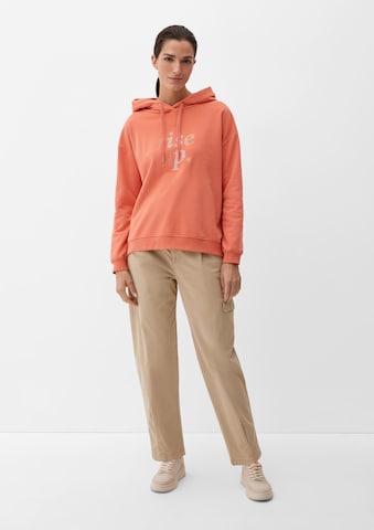 s.Oliver Sweatshirt in Orange