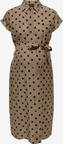 Robe-chemise Only Maternity en beige