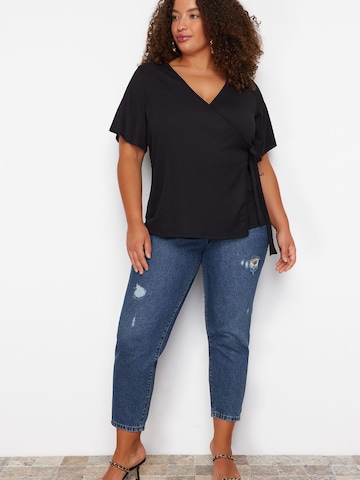 Trendyol Curve Blus i svart