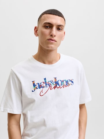 Maglietta 'JJTOM' di JACK & JONES in bianco
