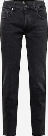 7 for all mankind Tapered Jeans 'SLIMMY' in Zwart: voorkant