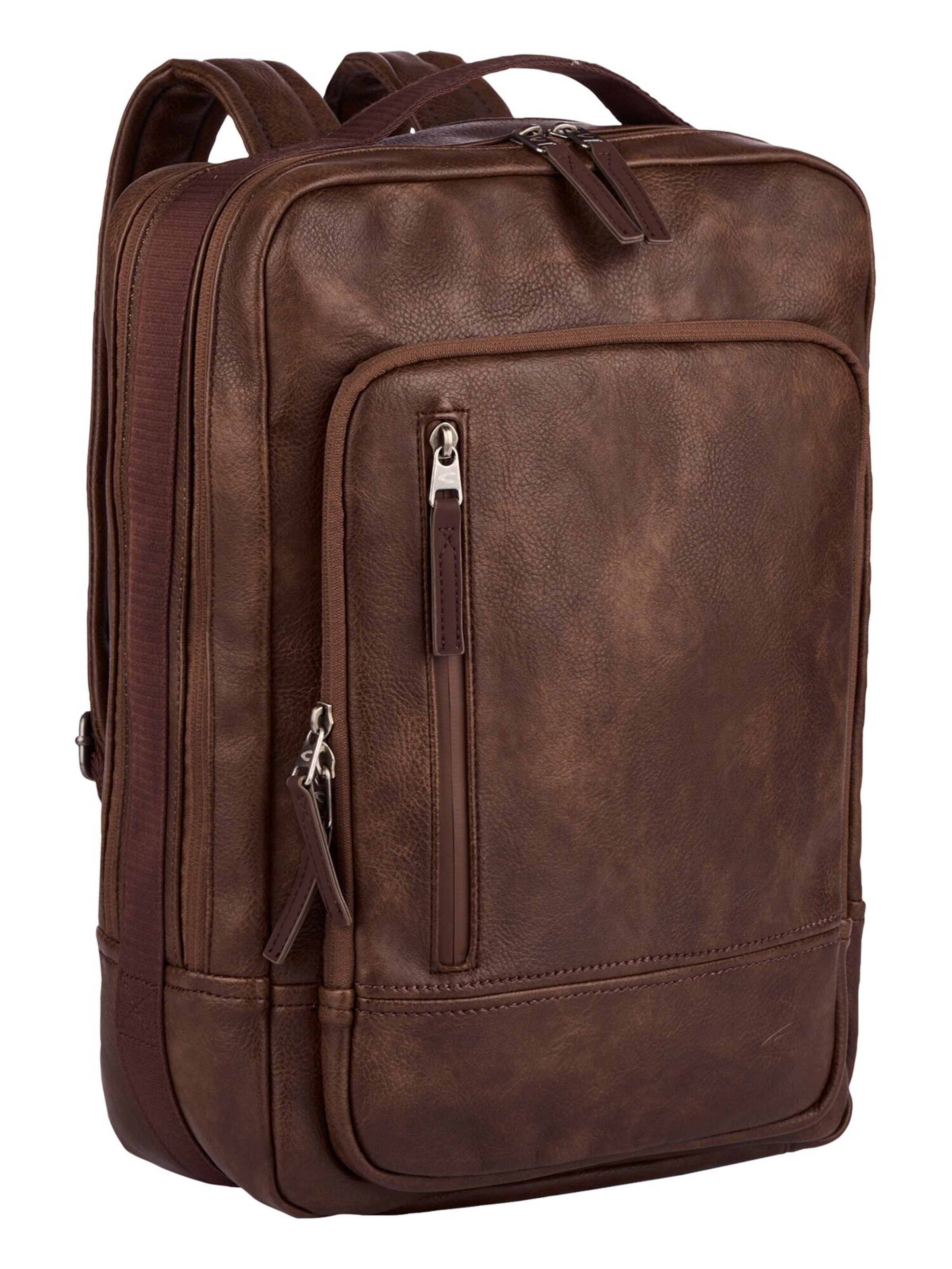 CAMEL ACTIVE Backpack in Brown: front