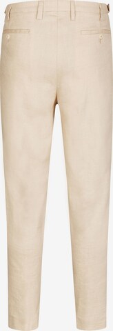 HECHTER PARIS Regular Pleated Pants in Beige