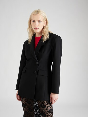 Manteau mi-saison 'Aysuna' HUGO Red en noir : devant