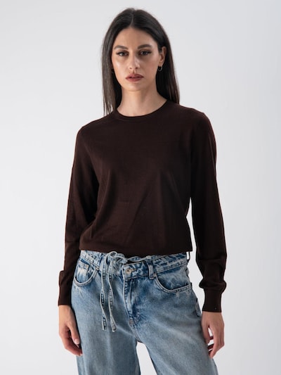 MND Sweater 'Lightweight wool sweater' in Dark brown, Item view