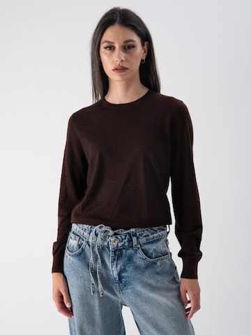 MND - Jersey 'Lightweight Wool' en marrón: frente