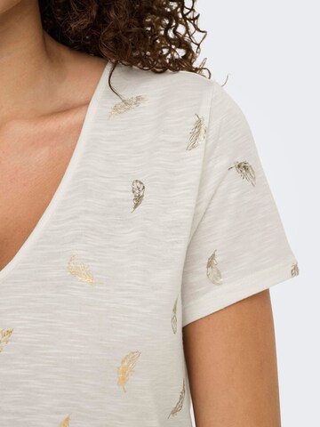 Tricou 'JDYDora Dodo' de la JDY pe alb