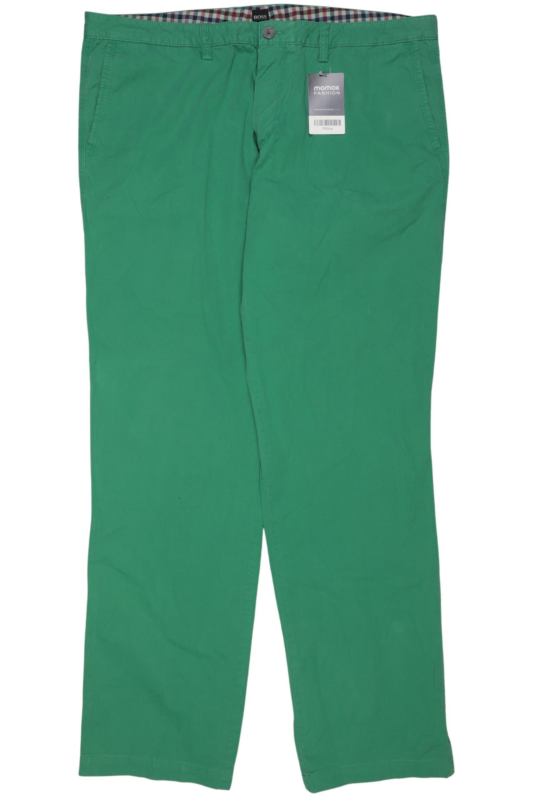BOSS Black Pants in 8XL in Green: front
