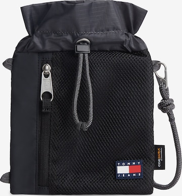 Sac à bandoulière Tommy Jeans en noir : devant
