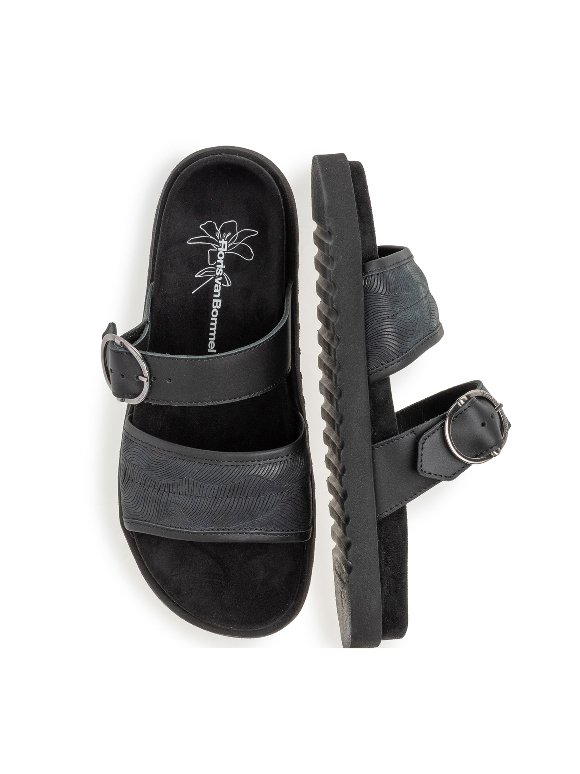 Zoccoletto 'Karli 01' di Floris van Bommel in nero