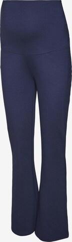 Flared Leggings 'AYIA' di MAMALICIOUS in blu: frontale