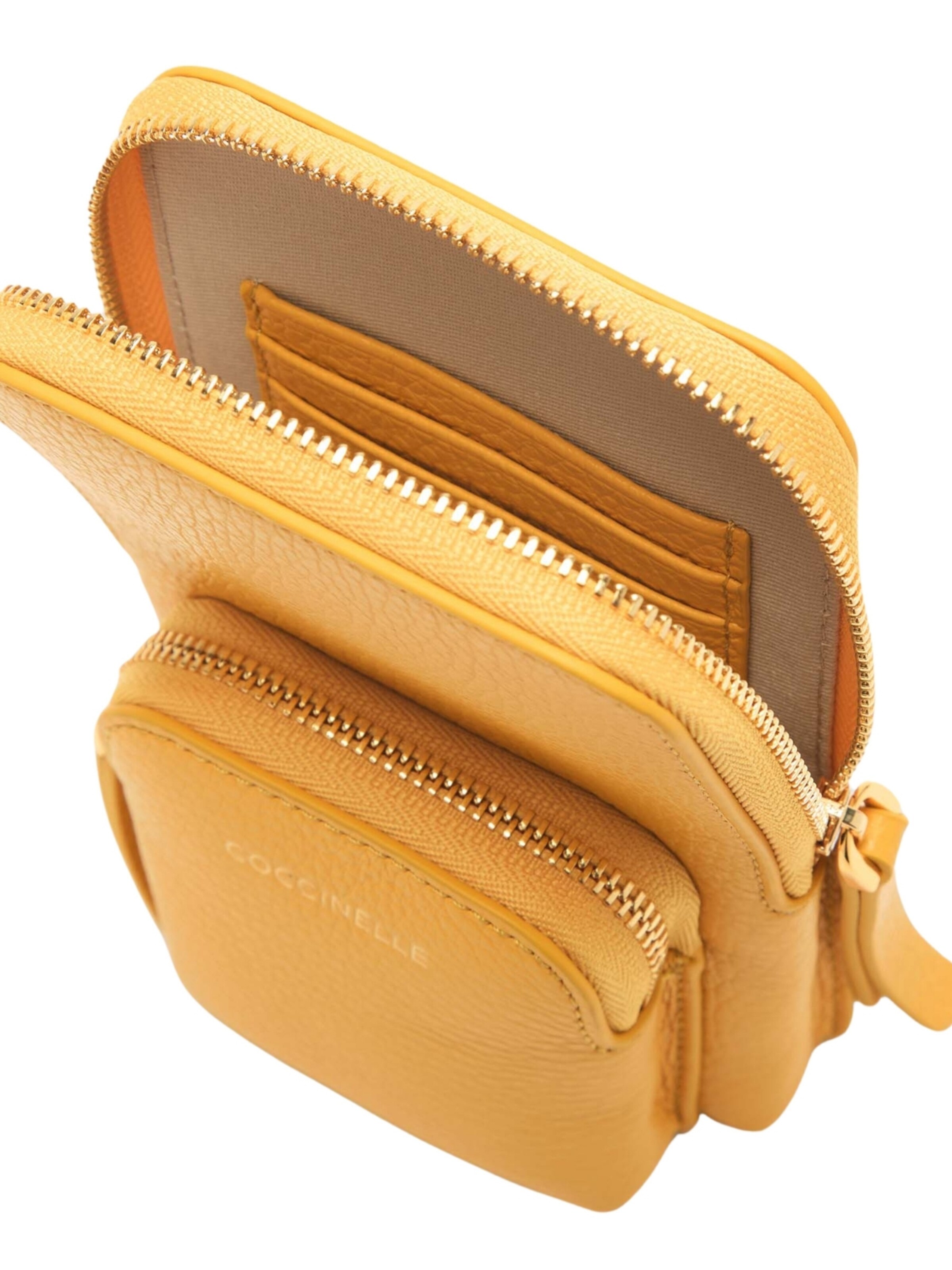 Custodia per smartphone 'COCCINELLE' di Coccinelle in giallo