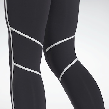 Reebok Skinny Sporthose in Schwarz