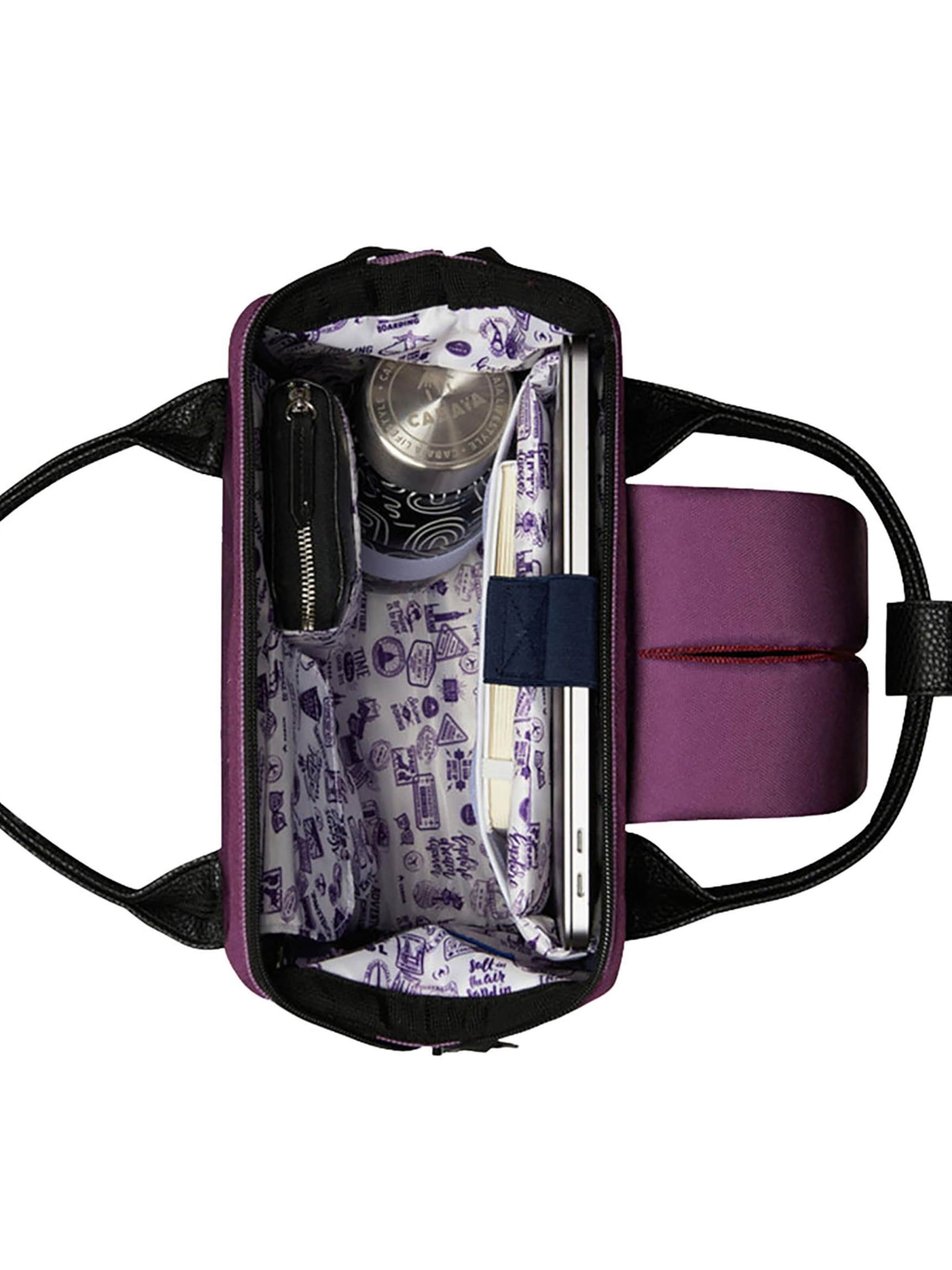 Cabaia Rucksack 'Singapour S'‌‌‌ in Lila