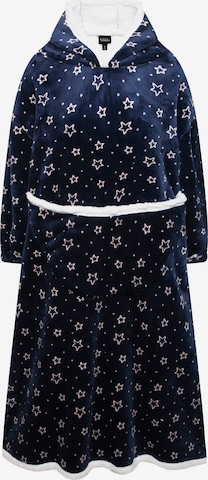 Peignoir long Ulla Popken en bleu : devant