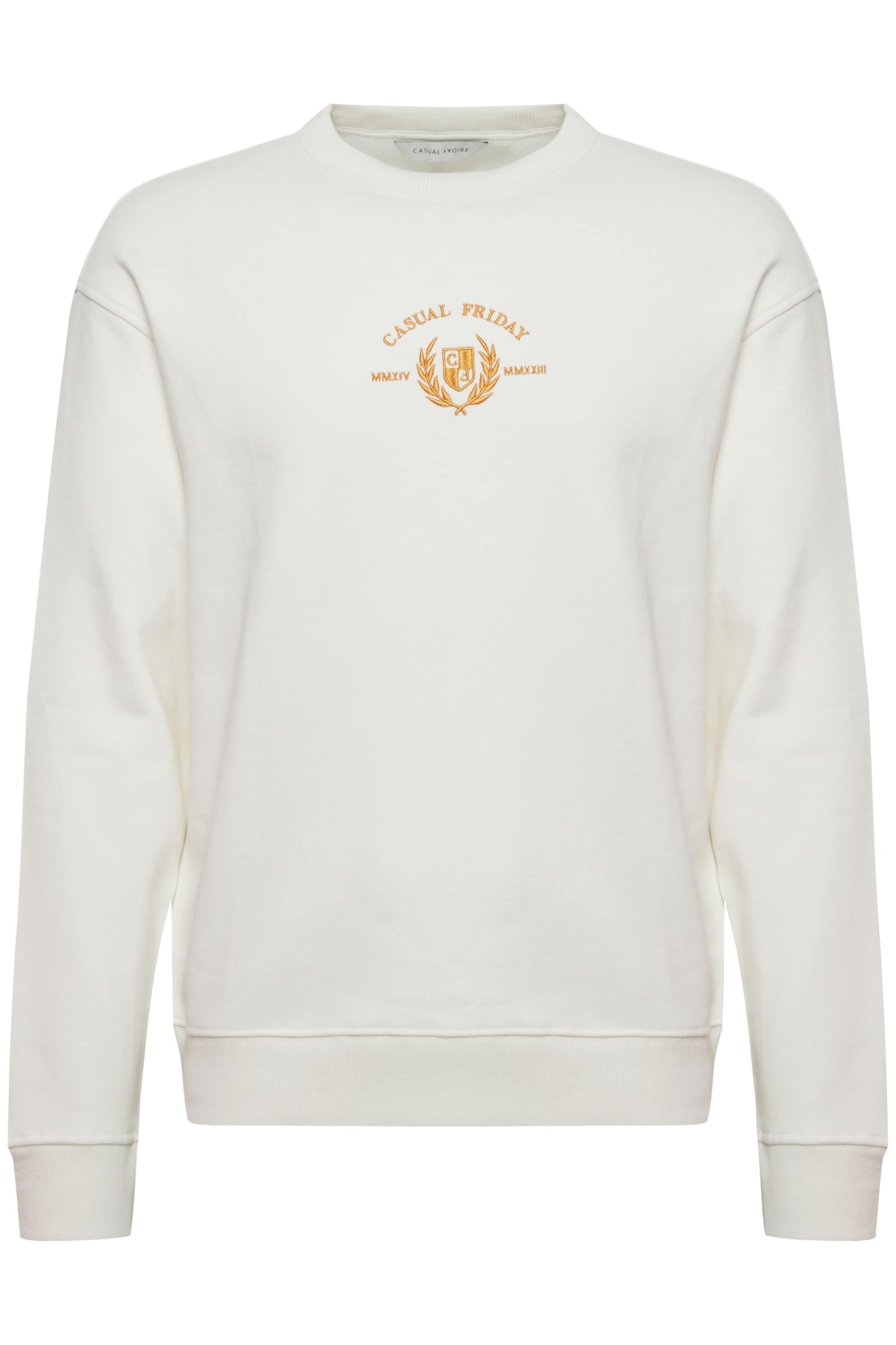 Casual Friday Sweatshirt in White: front