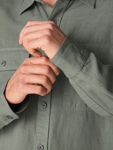 Next Regular fit Button Up Shirt in Green