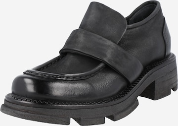 A.S.98 Slip-ons 'Lane' in Black: front