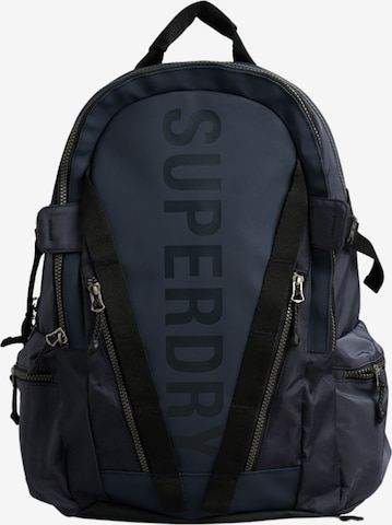 Superdry Backpack 'Mountain Tarp' in Blue: front