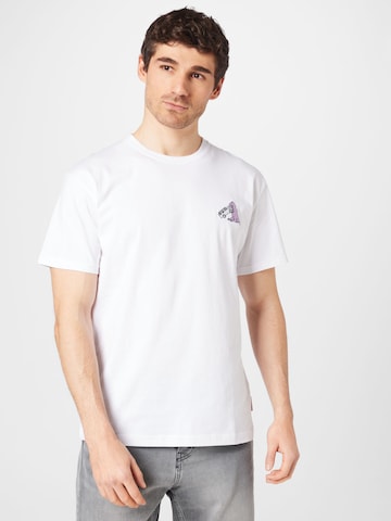 Cleptomanicx T-Shirt 'Dino' in Weiß: predná strana