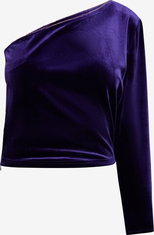 faina Top 'Nally' in Purple: front