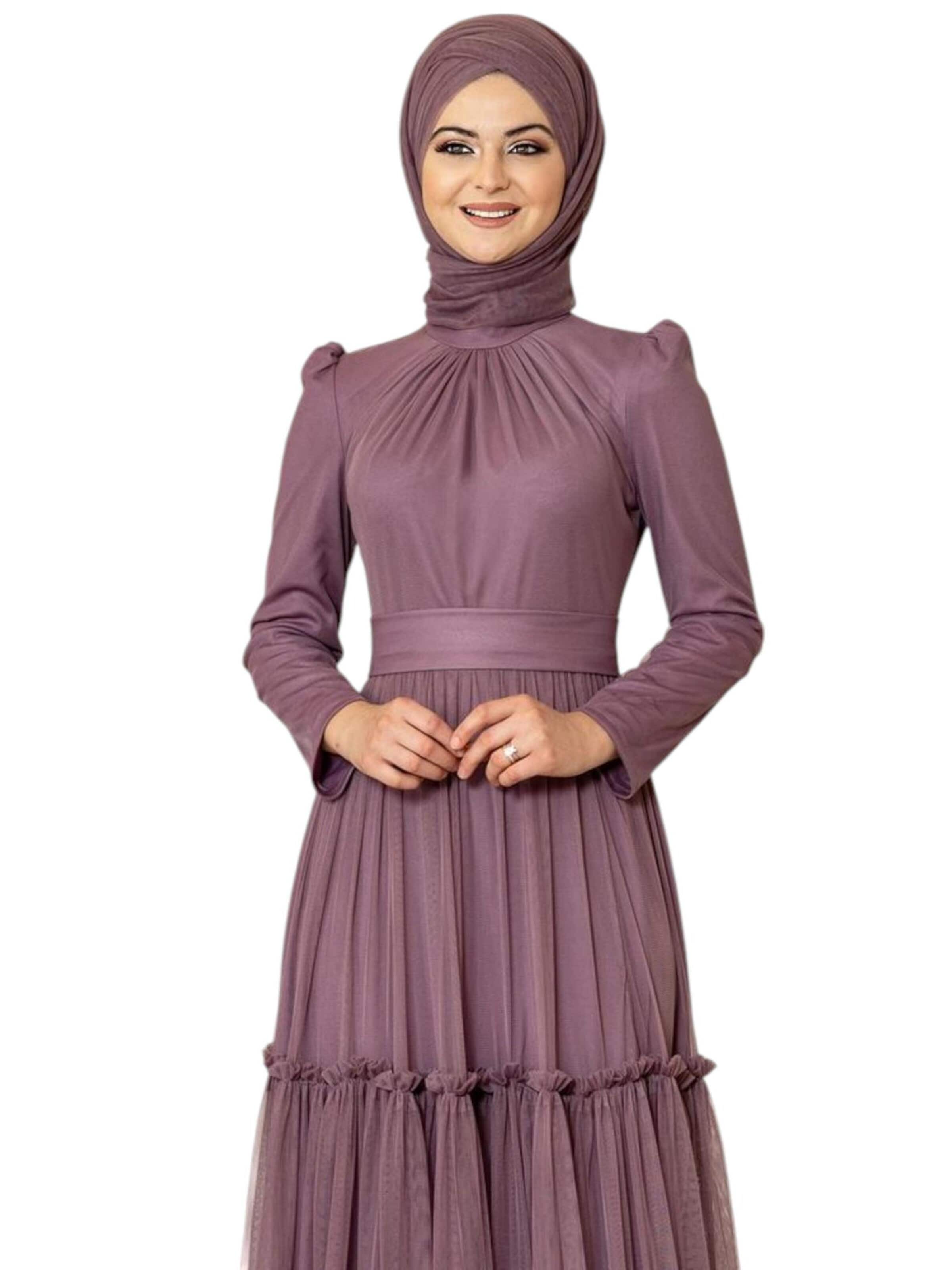 fashionshowcase - Vestido de noche 'LAYLA' en lila