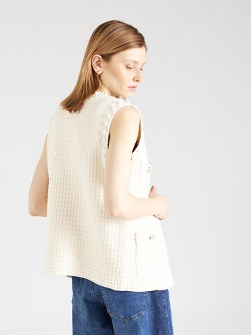 Maison 123 Knitted Vest 'LEA' in White