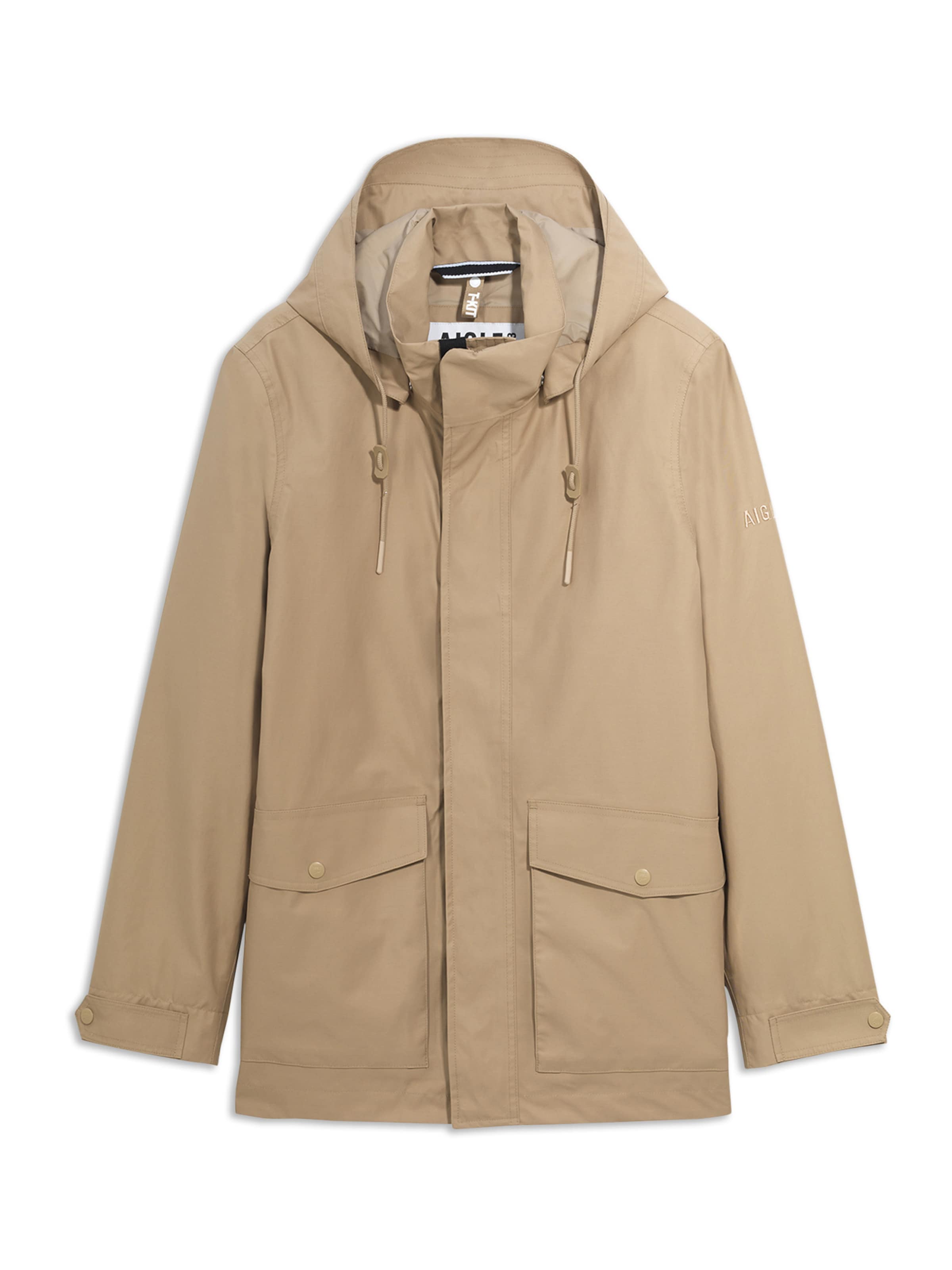 AIGLE Overgangsparka 'T-Kit' i beige: forside
