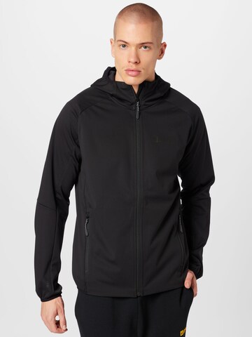 JACK WOLFSKIN Outdoor jacket 'FELDBERG' in Black: front