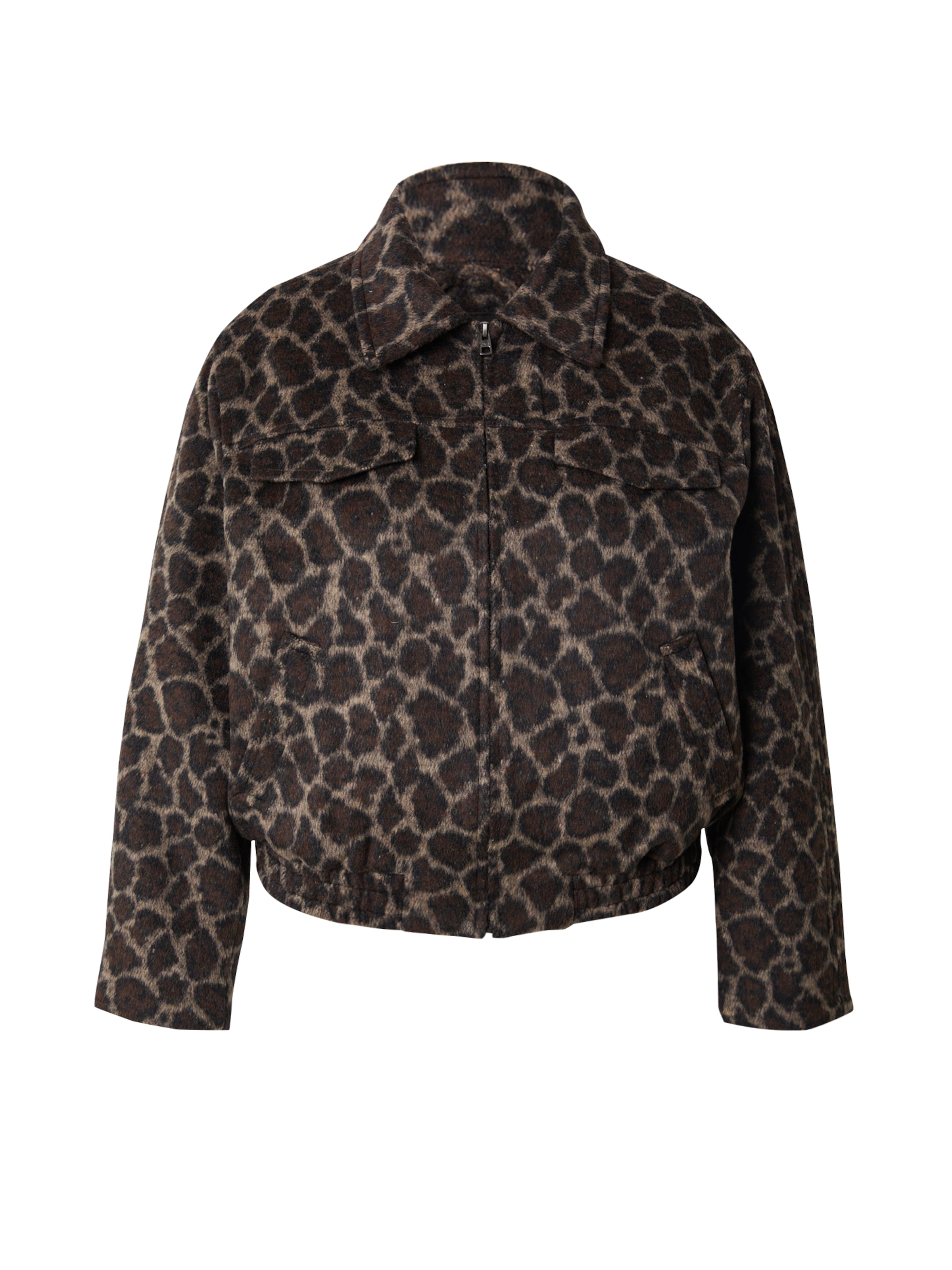 ONLY Carmakoma Between-season jacket in Brown: front