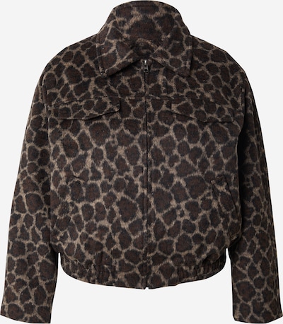 Geacă de primăvară-toamnă ONLY Carmakoma pe bej închis / maro / negru, Vizualizare produs