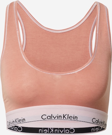 Calvin Klein Underwear - Bustier Sujetador en naranja: frente
