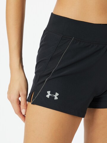 UNDER ARMOUR Regular Workout Pants in Black