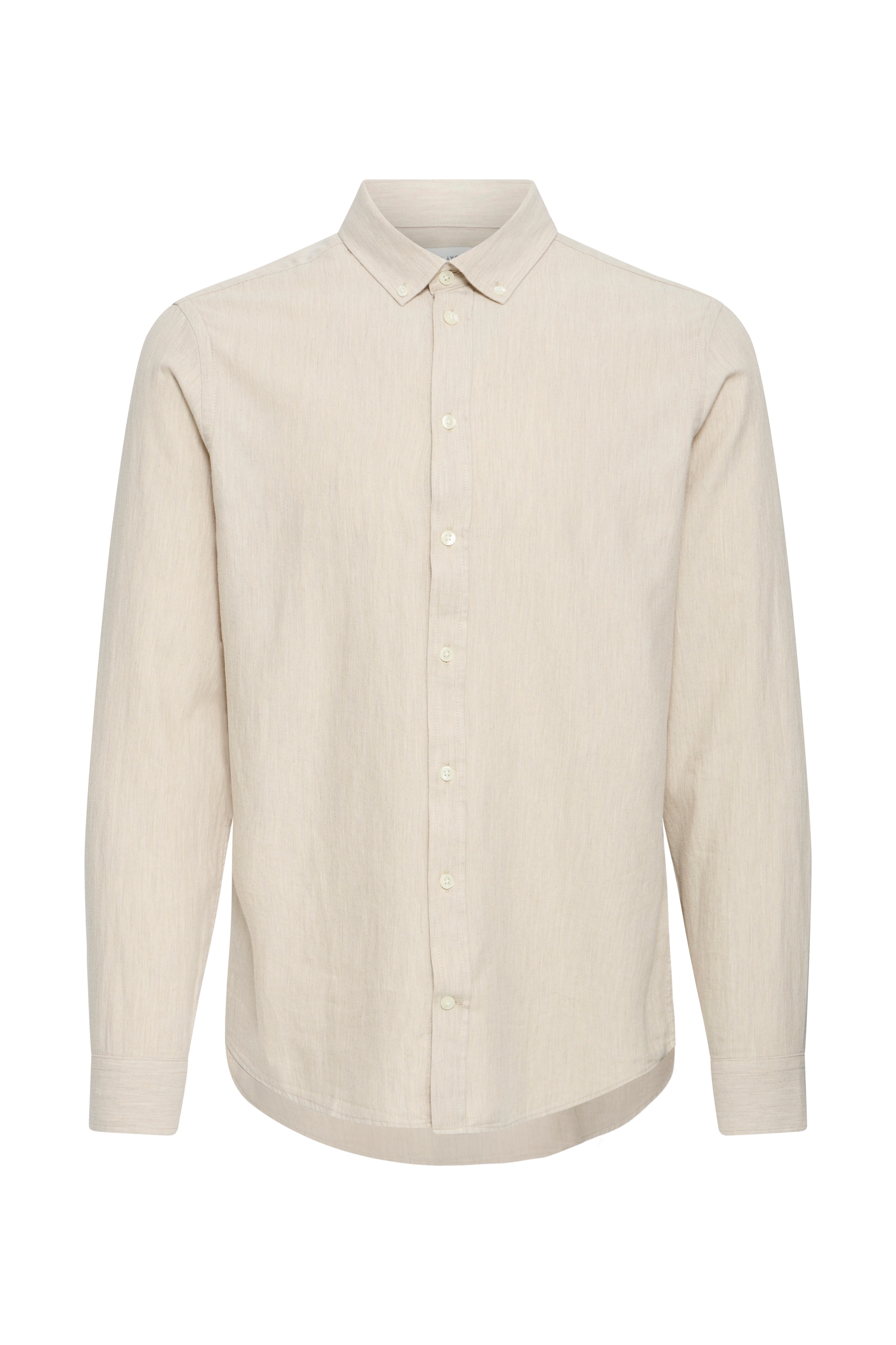 Casual Friday Button Up Shirt ' CFAnton ' in Beige: front