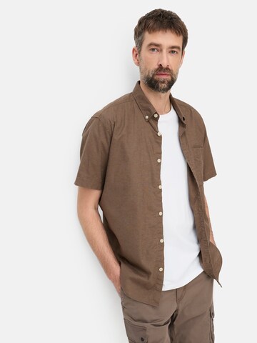 CAMEL ACTIVE Regular fit Button Up Shirt in Brown